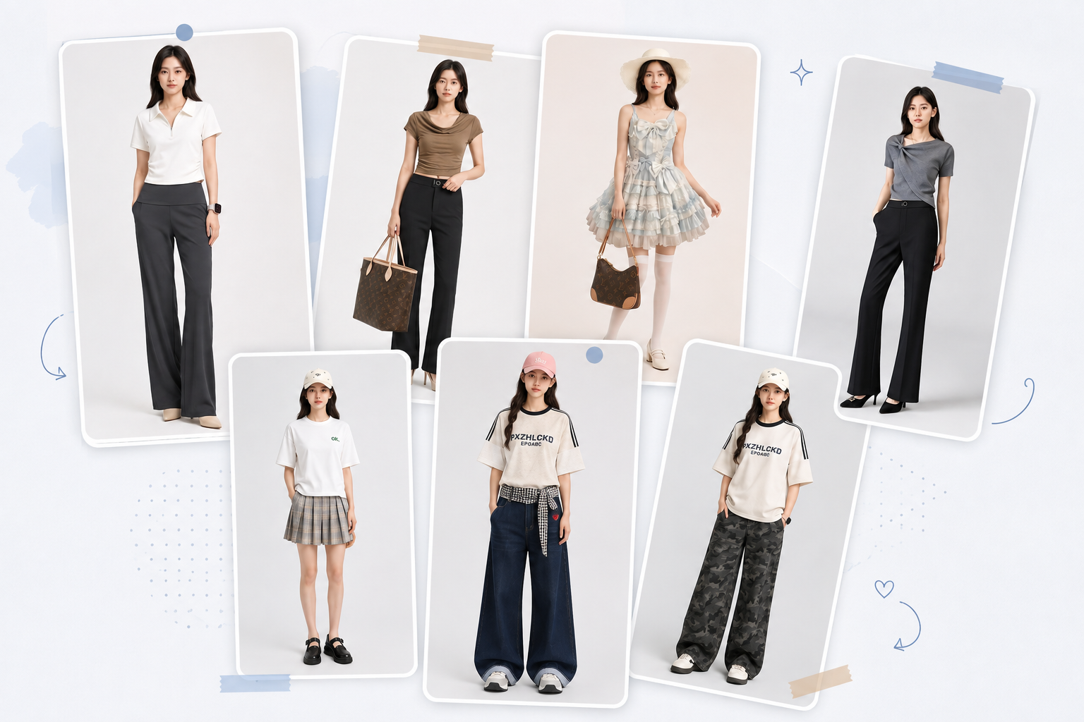 OOTD 真人试衣效果